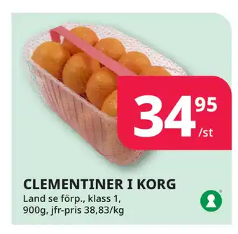 Tempo Clementiner i korg erbjuda
