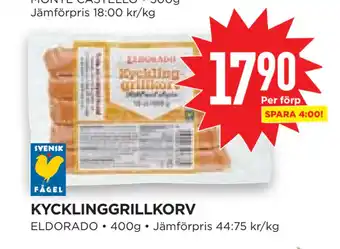 Willys Hemma Kycklinggrillkorv erbjuda