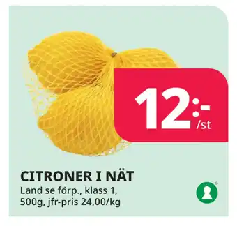Tempo Citroner i nät erbjuda