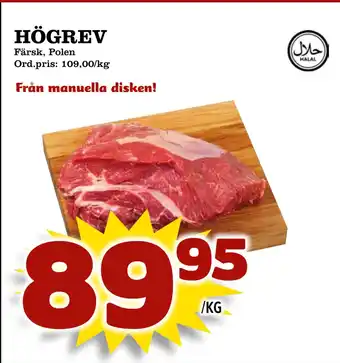 Supergrossen Högrev erbjuda