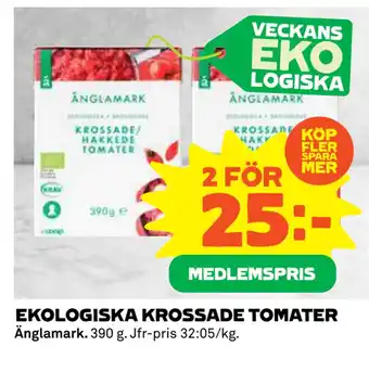 Coop Ekologiska krossade tomater erbjuda