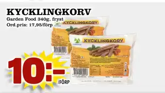 Supergrossen Kycklingkorv erbjuda