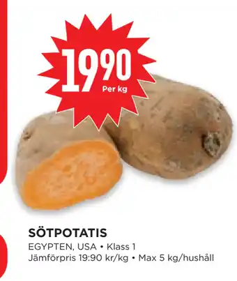 Willys Hemma Sötpotatis erbjuda