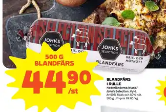 Coop Forum Blandfärs i rulle erbjuda
