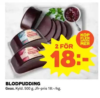 Coop Daglivs Blodpudding erbjuda