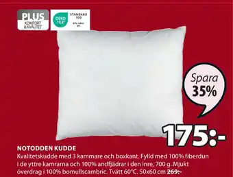 JYSK Notodden kudde erbjuda