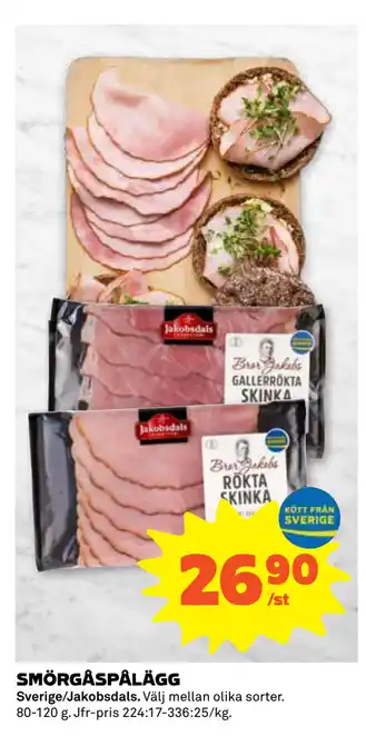 Coop Daglivs Smörgåspålägg erbjuda