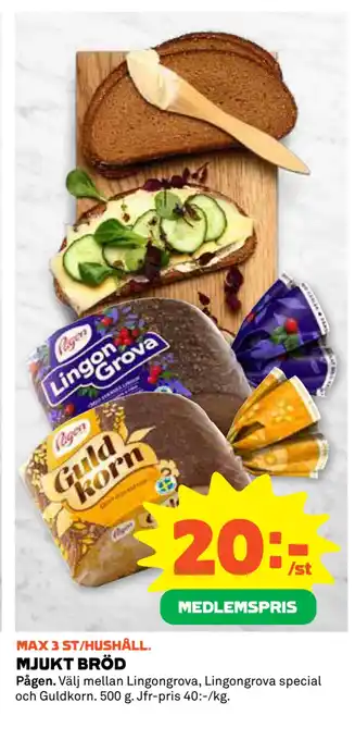 Coop Daglivs Mjukt bröd erbjuda