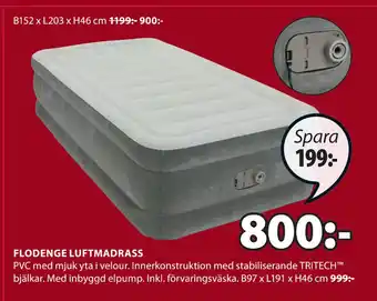 JYSK Flodenge luftmadrass erbjuda