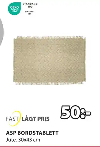 JYSK Asp bordstablett erbjuda