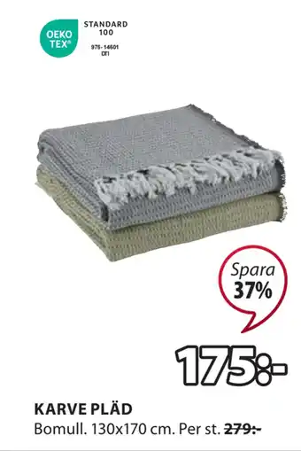 JYSK Karve pläd erbjuda