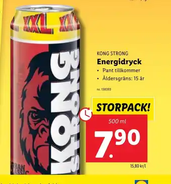 Lidl Energidryck erbjuda