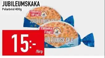 Matdax Jubileumskaka vetekakor erbjuda