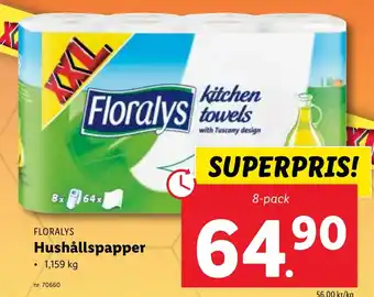 Lidl Hushållspapper erbjuda