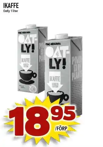 Matdax Oatly ikaffe havredryck erbjuda