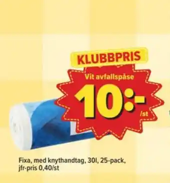 Östenssons Fixa avfallspåsar erbjuda