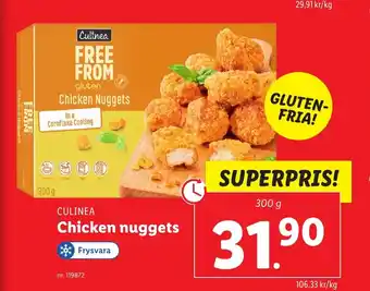 Lidl Chicken nuggets erbjuda