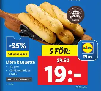 Lidl Liten baguette erbjuda