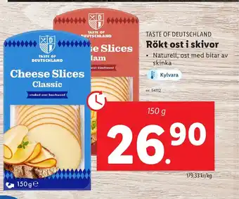 Lidl Rökt ost i skivor erbjuda