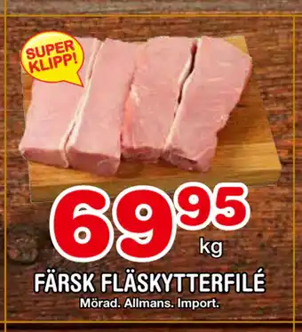 Nya Pulsen Färsk fläskytterfilé erbjuda