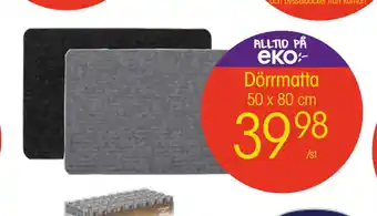 EKO Dörrmatta erbjuda