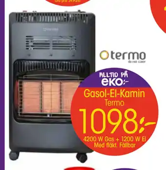 EKO Gasol-el-kamin termo erbjuda