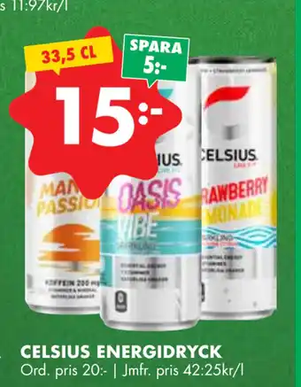 ÖoB Celsius energidryck erbjuda