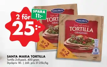 ÖoB Santa maria tortilla erbjuda