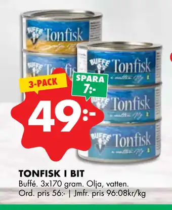 ÖoB Tonfisk i bit erbjuda