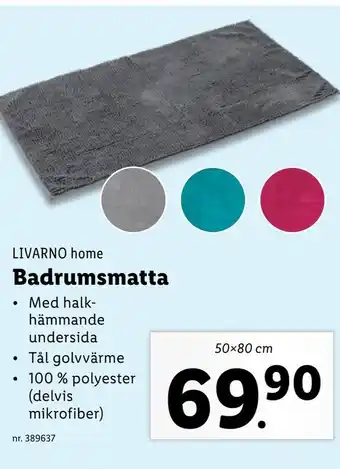 Lidl Badrumsmatta erbjuda