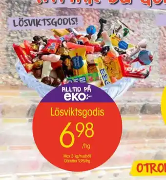 EKO Trend lösviktsgodis erbjuda