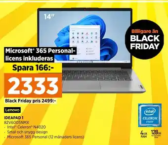 Power Lenovo IDEAPAD 1 erbjuda