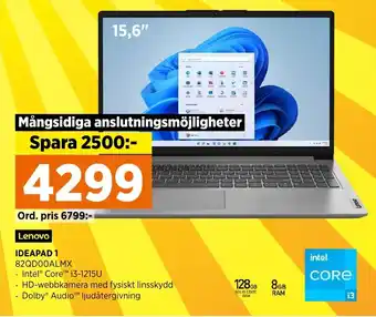 Power Lenovo IDEAPAD 1 erbjuda