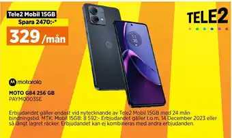 Power MOTO G84 256 GB erbjuda
