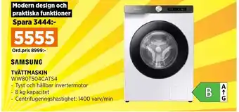 Power SAMSUNG TVÄTTMASKIN erbjuda