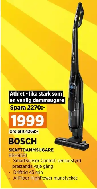 Power BOSCH SKAFTDAMMSUGARE erbjuda