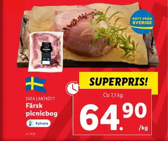 Lidl Färsk picnicbog erbjuda