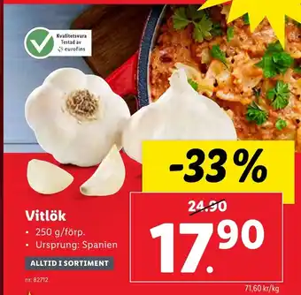 Lidl Vitlök erbjuda