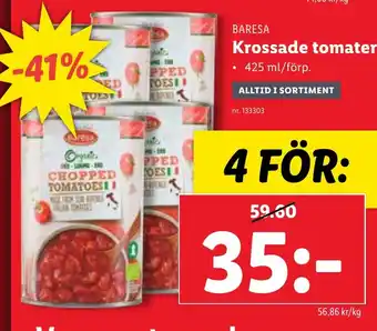 Lidl Krossade tomater erbjuda