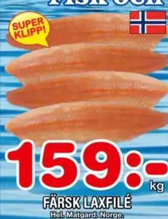 Nya Pulsen FÄRSK LAXFILÉ erbjuda