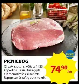 ICA Kvantum PICNICBOG erbjuda