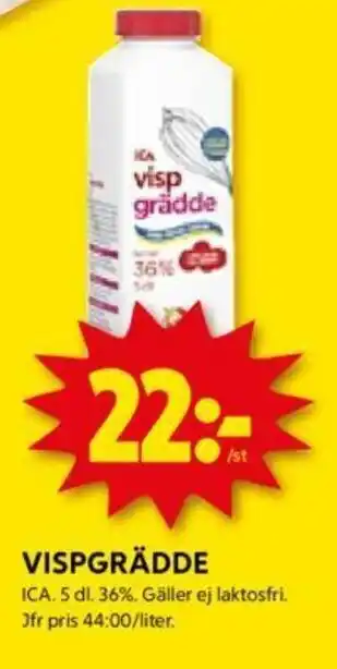 ICA Kvantum VISPGRÄDDE erbjuda