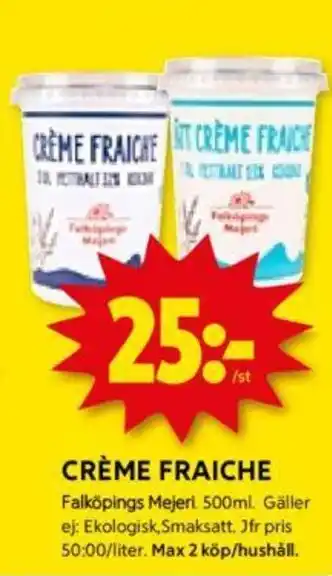 ICA Kvantum CRÈME FRAICHE erbjuda