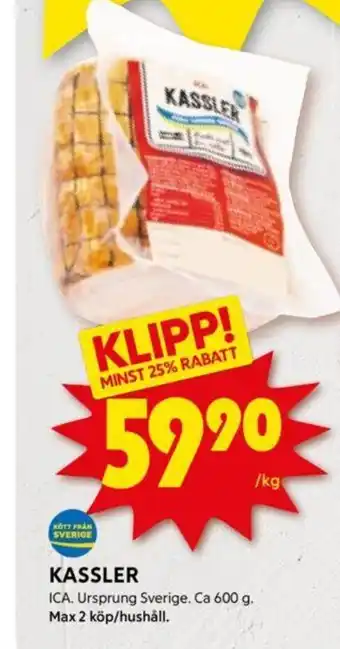 ICA Kvantum KASSLER erbjuda
