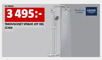 TAKDUSCHSET VITALIO JOY XXL CC160