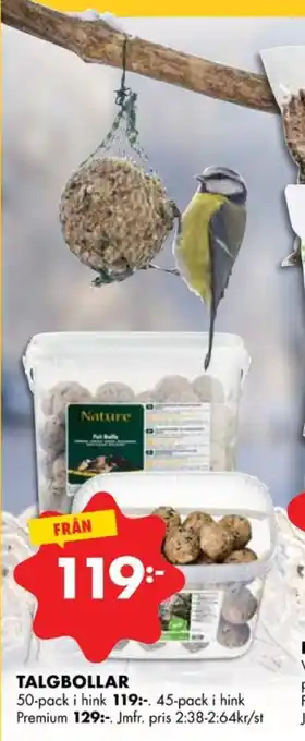ÖoB Nature talgbollar erbjuda