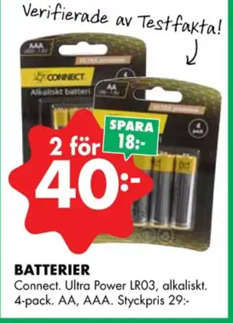 ÖoB Connect batterier erbjuda