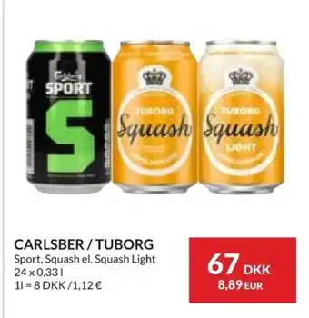 Nielsen Discount CARLSBER/TUBORG erbjuda