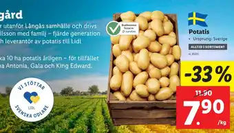 Lidl Potatis erbjuda
