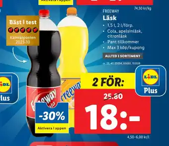 Lidl Läsk erbjuda